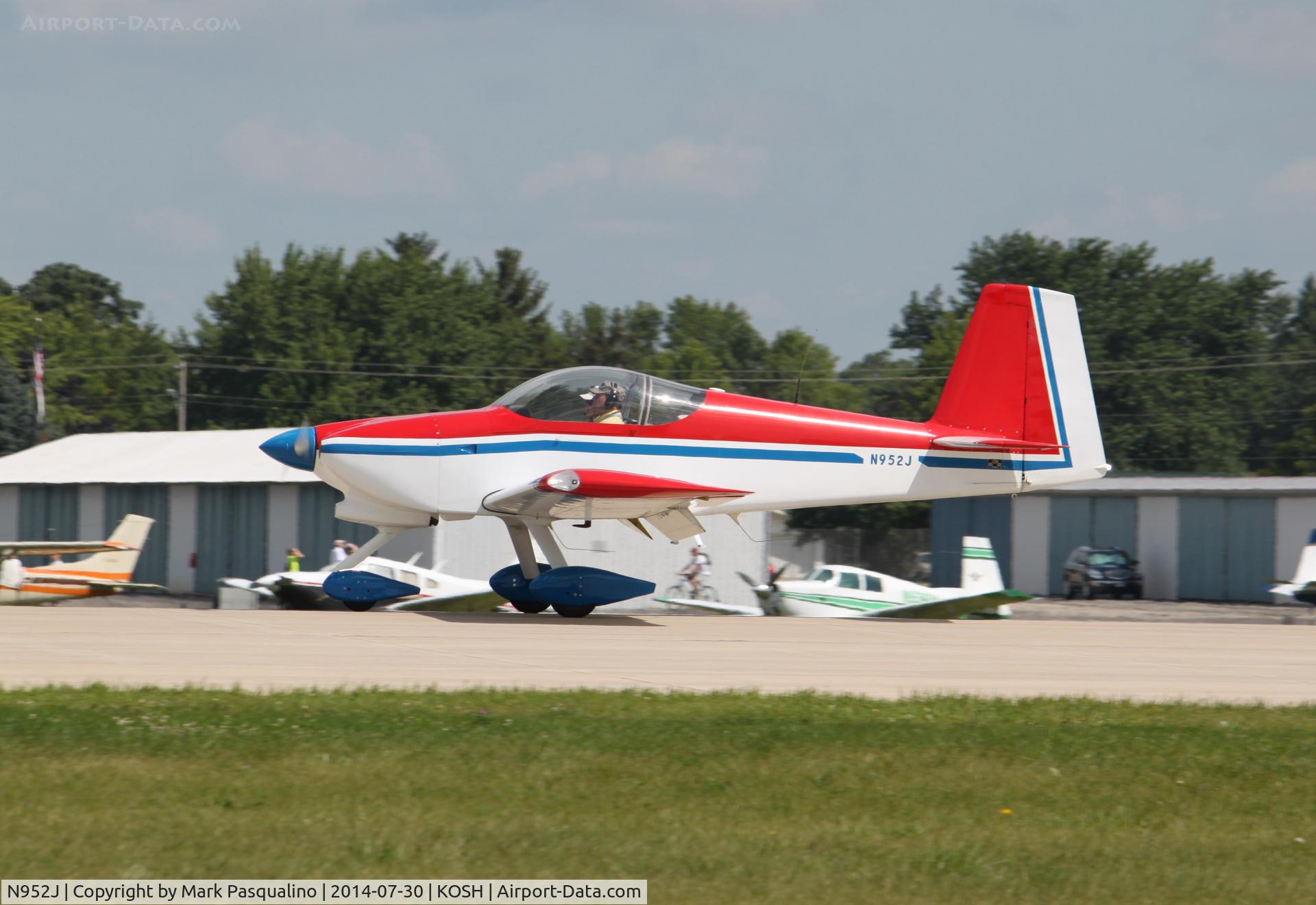 N952J, Vans RV-7A C/N 73186, Vans RV-7A