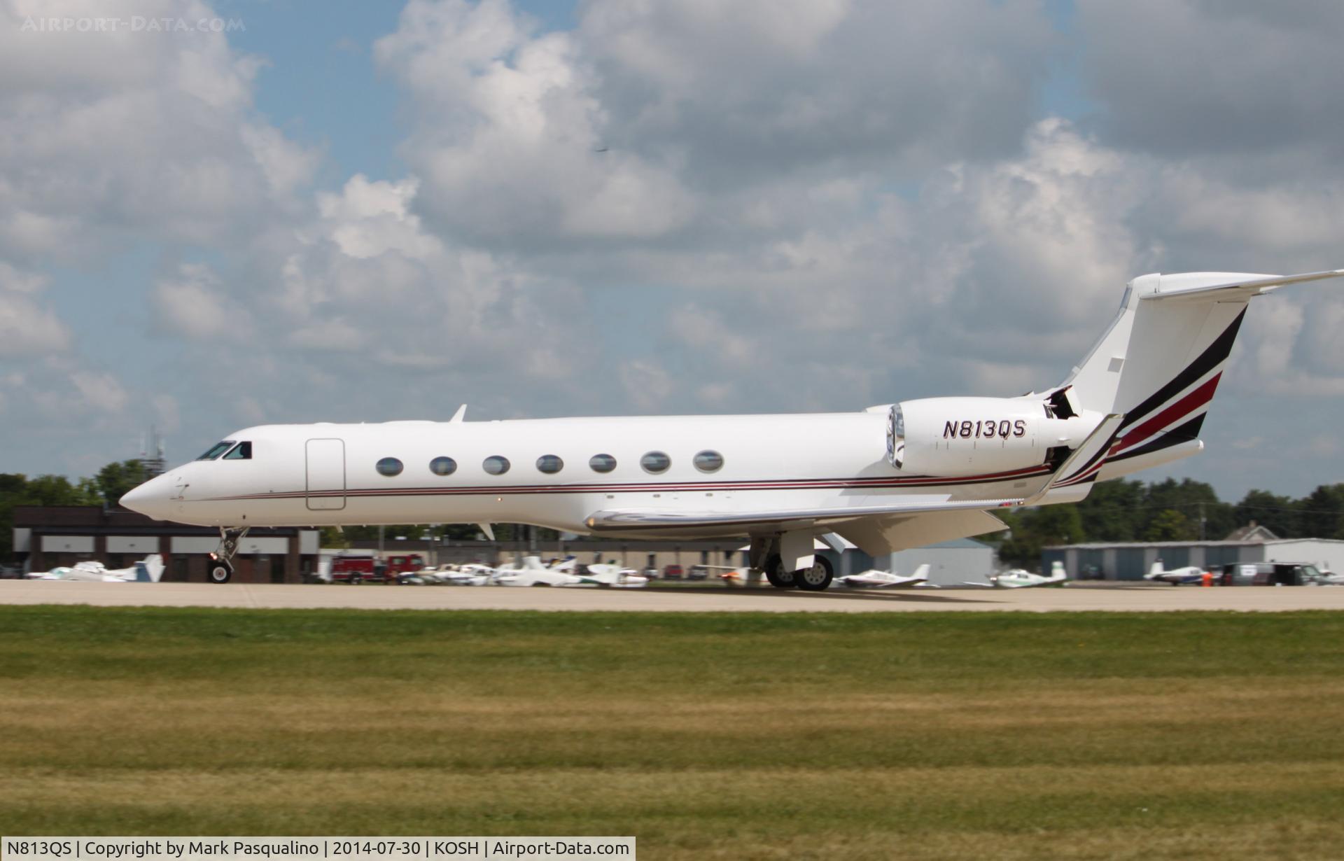 N813QS, 2007 Gulfstream Aerospace GV-SP C/N 5160, Gulfstream GV-SP