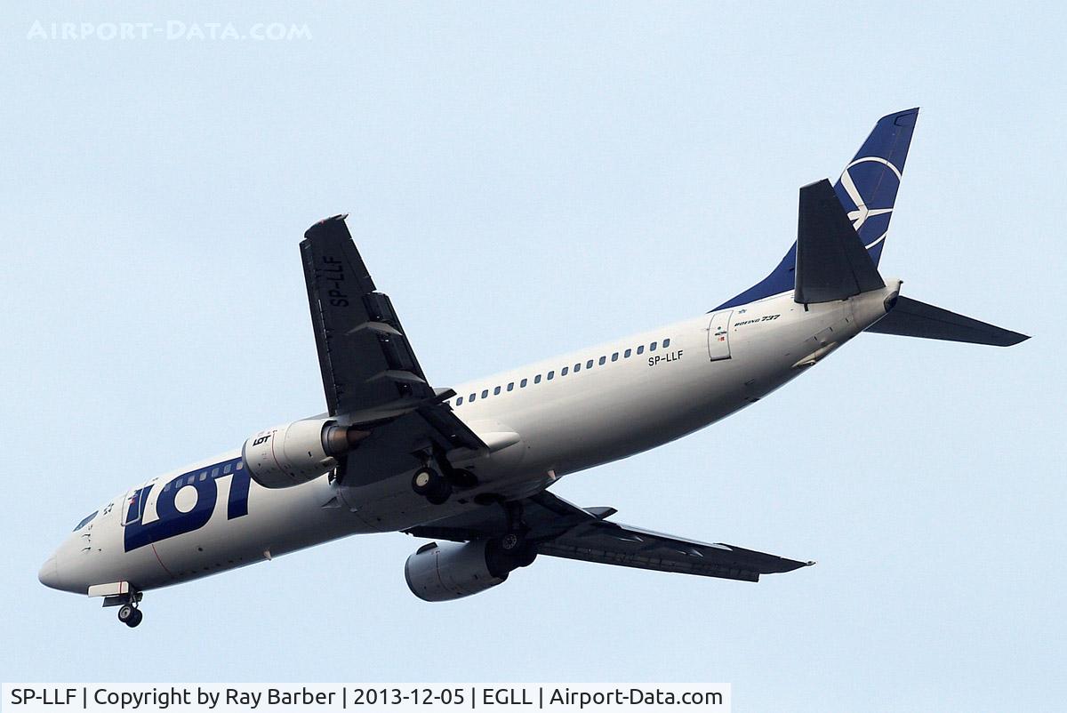 SP-LLF, 1997 Boeing 737-45D C/N 28752/2874, Boeing 737-45D [28752] (LOT  Polish Airlines) Home~G 05/12/2013. On approach 27R.