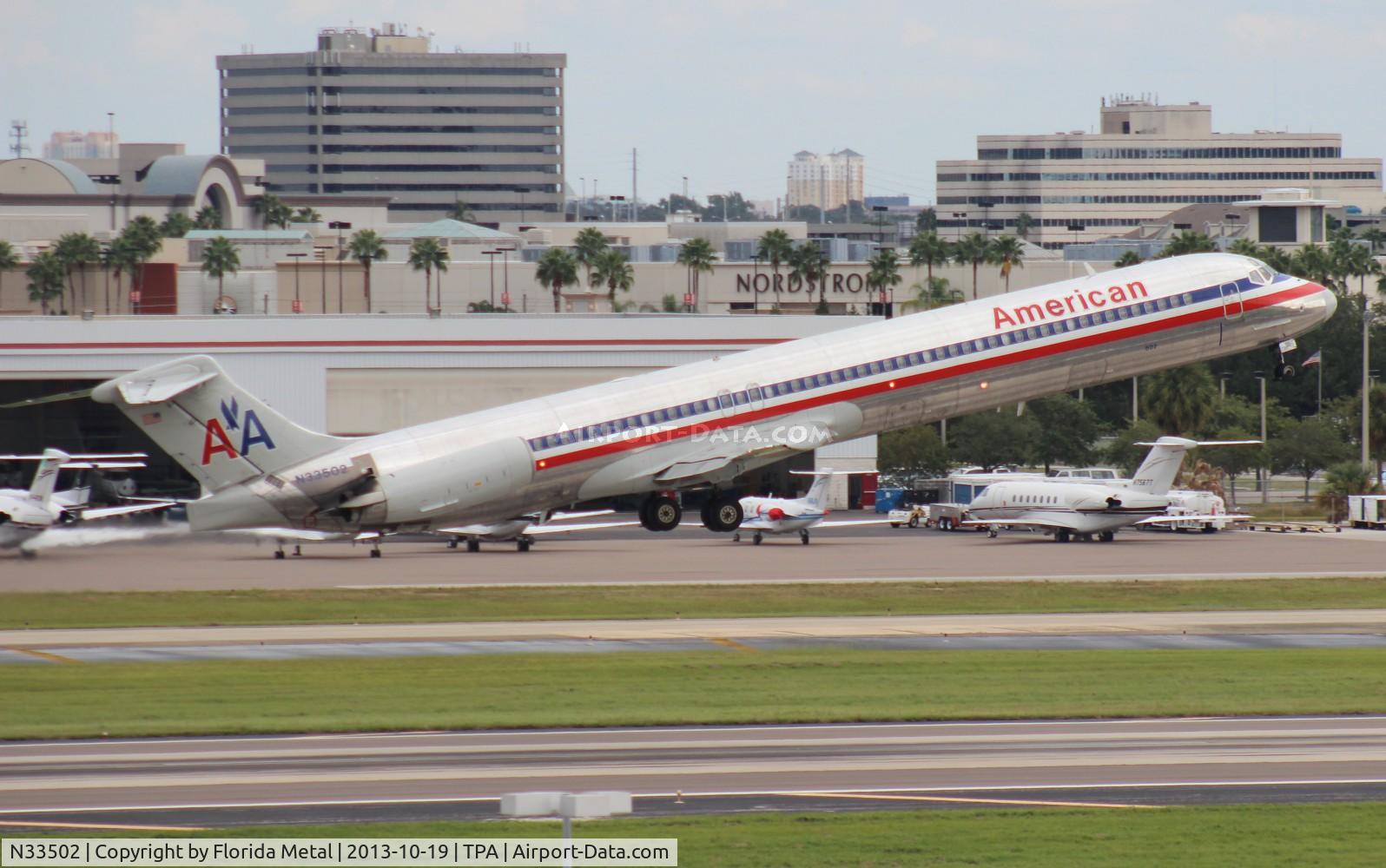 N33502, 1989 McDonnell Douglas MD-82 (DC-9-82) C/N 49739, American