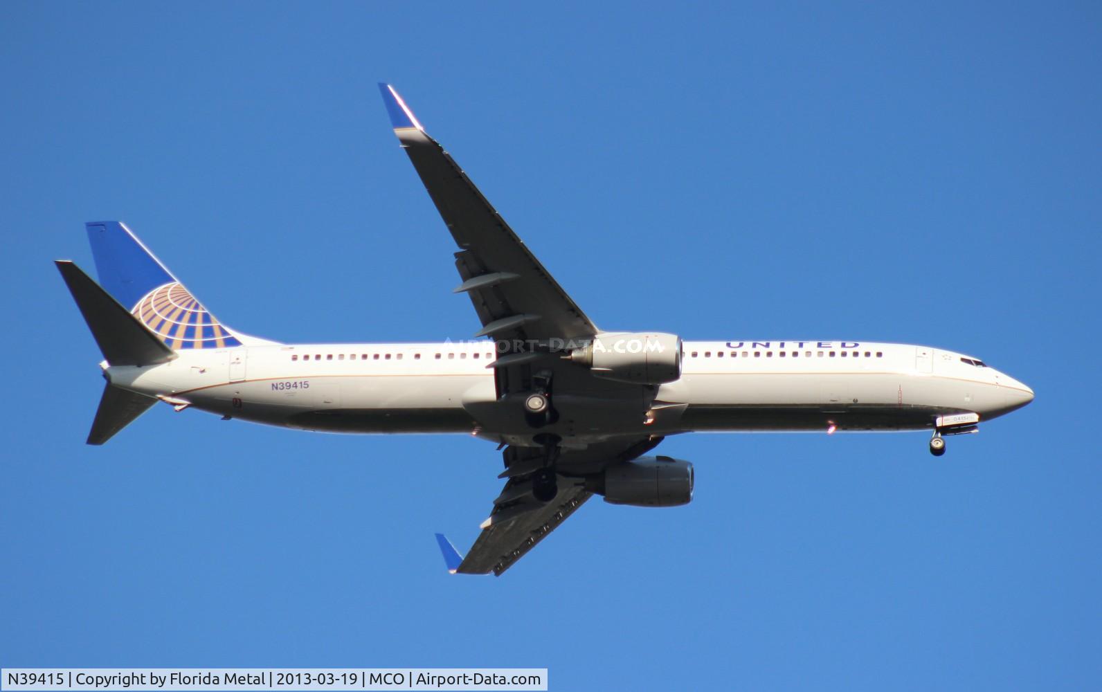 N39415, 2008 Boeing 737-924/ER C/N 32826, United