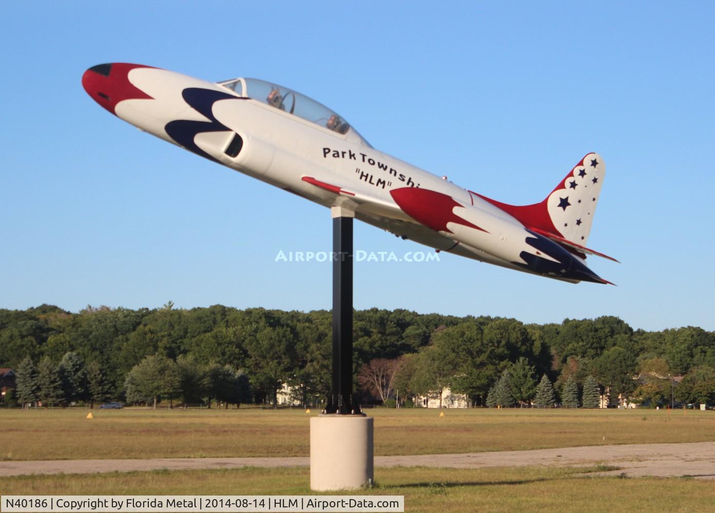 N40186, 1976 Lockheed T-33B Shooting Star C/N 143040, T-33B Shooting Star