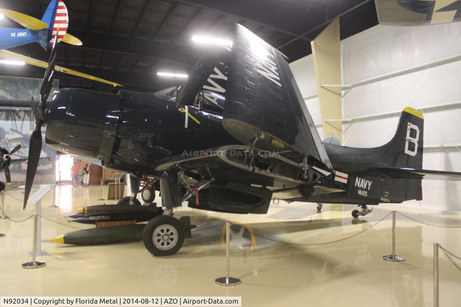 N92034, 1952 Douglas AD-4N Skyraider C/N 7903, AD-4N Skyraider