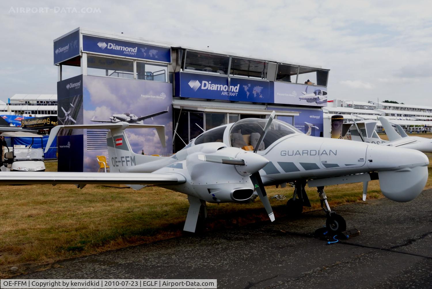 OE-FFM, Diamond DA-42M-NG Twin Star C/N 42.MN003, On static display at FIA 2010.