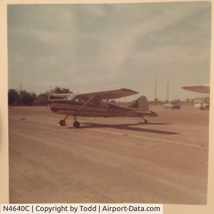 N4640C, 1953 Cessna 170B C/N 25584, photograph taken prior to 1970 when it was owned by my grandfather and based at 2O6.