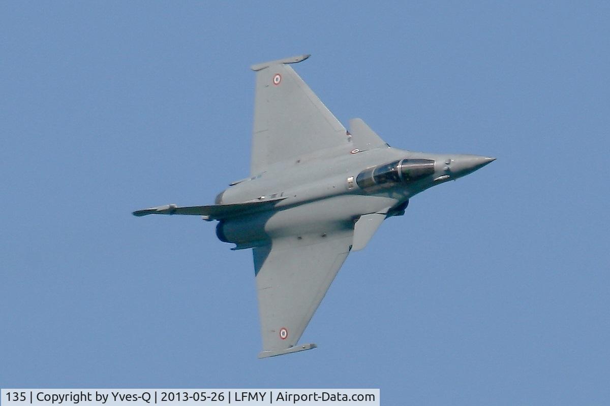 135, Dassault Rafale C C/N 135, French Air Force Dassault Rafale C (113-GN) Solo Display, Salon de Provence Air Base 701 (LFMY) 60th anniversary of Patrouille De France in 2013