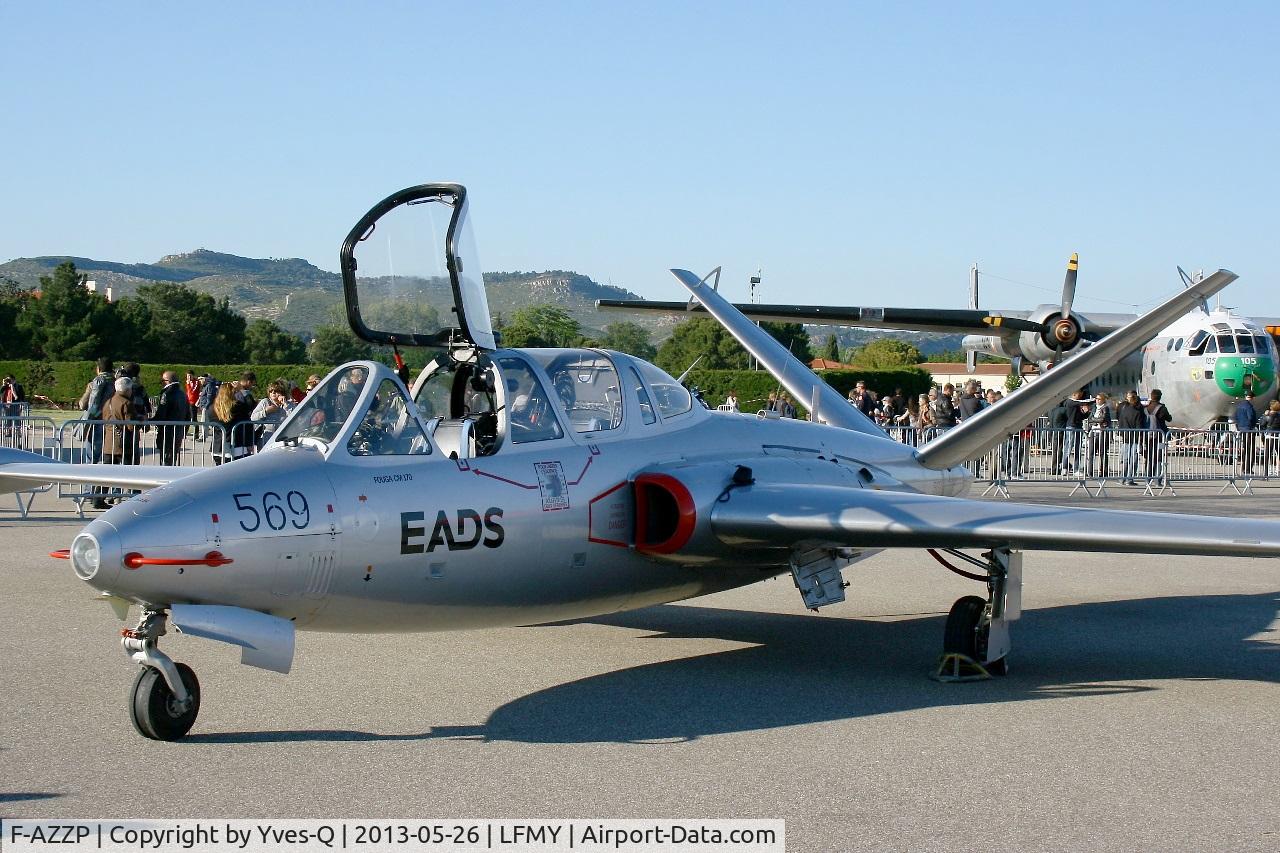 F-AZZP, 1966 Fouga CM-170R Magister C/N 569, Fouga CM-170R Magister, Static Display, Salon de Provence Air Base 701 (LFMY) Open day 2013