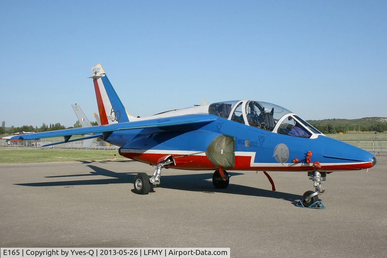 E165, Dassault-Dornier Alpha Jet E C/N E165, Dassault-Dornier Alpha Jet E (F-TERE) with special marking 60th anniversary of Patrouille de France, Salon de Provence Air Base 701 (LFMY) Open day 2013