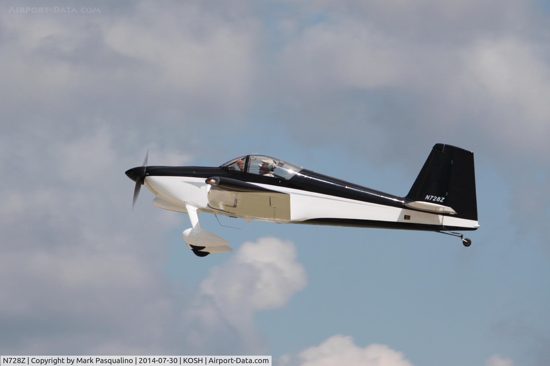 N728Z, 2012 Vans RV-7 C/N 72842, Vans RV-7