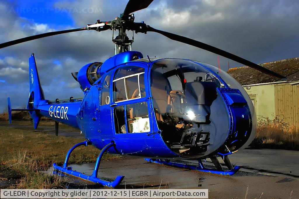 G-LEDR, 1973 Westland SA-341C Gazelle HT2 C/N 1081, Quiet spot for parking