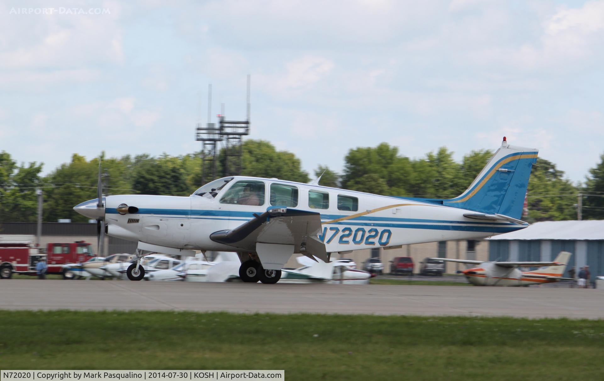 N72020, 1984 Beech B36TC Bonanza C/N EA-428, Beech B36TC