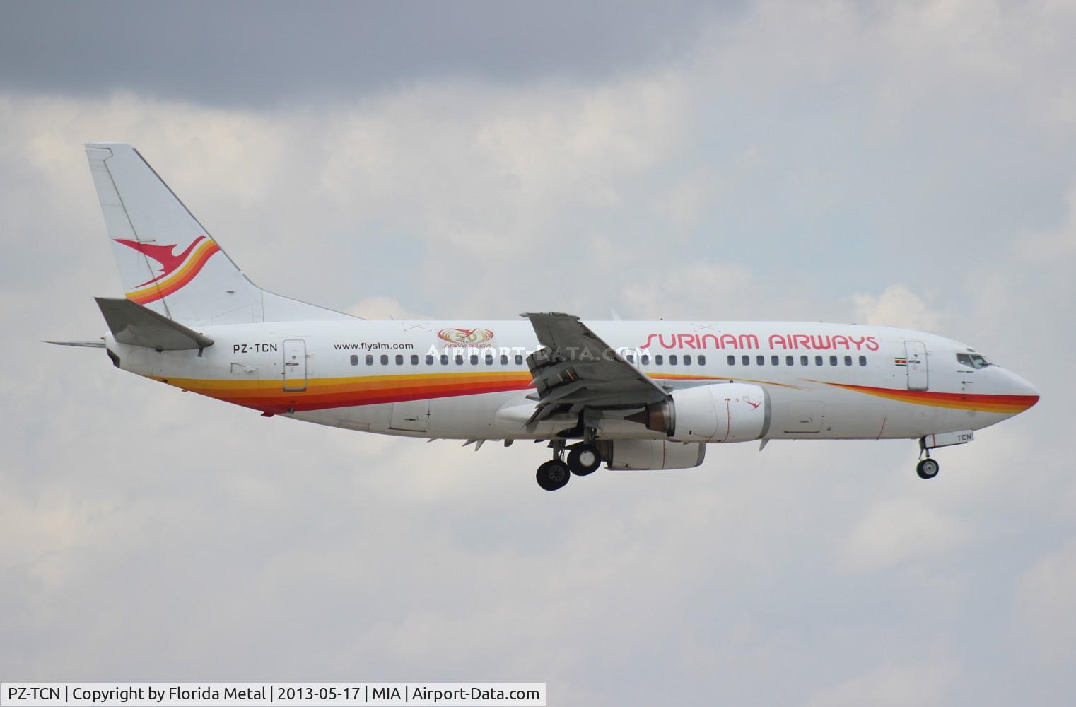 PZ-TCN, 1997 Boeing 737-36N C/N 28668, Suriname 737