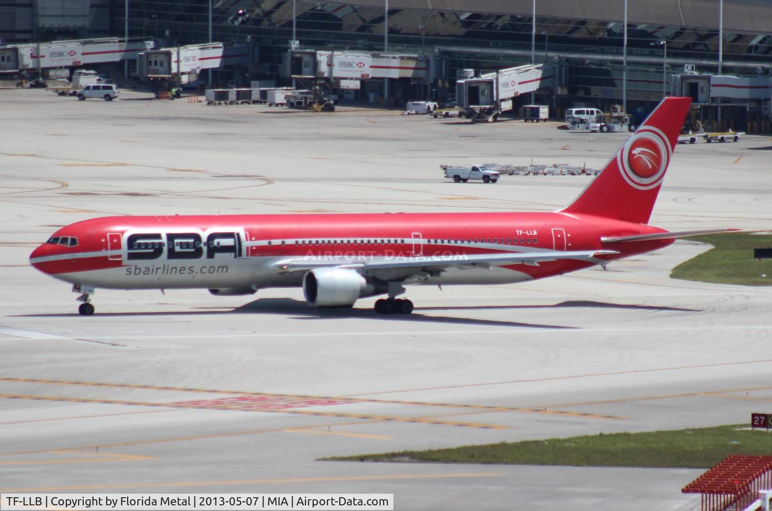 TF-LLB, 1991 Boeing 767-3Y0/ER C/N 25000, Santa Barbara 767-300