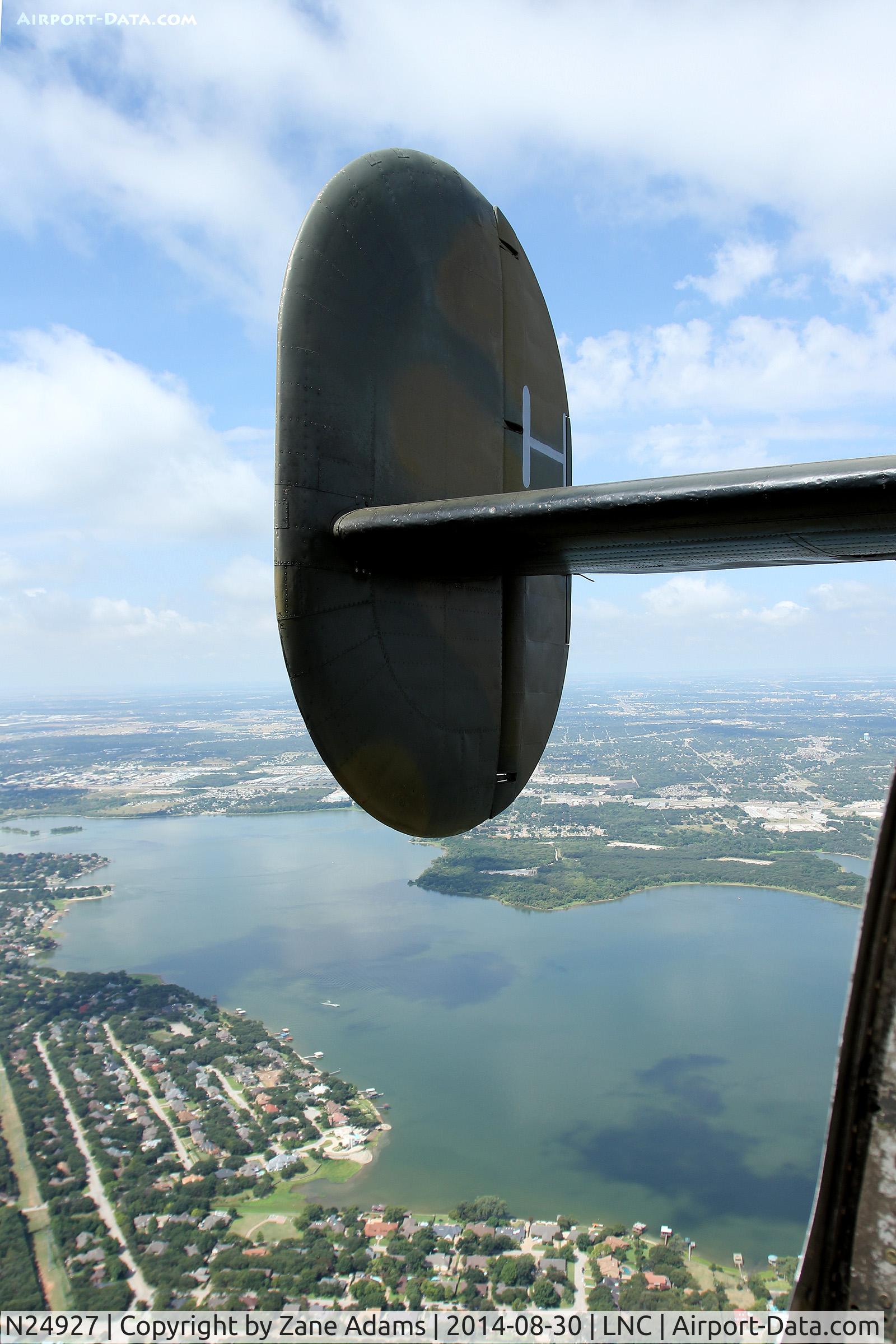 N24927, 1940 Consolidated Vultee RLB30 (B-24) C/N 18, View out the waist window