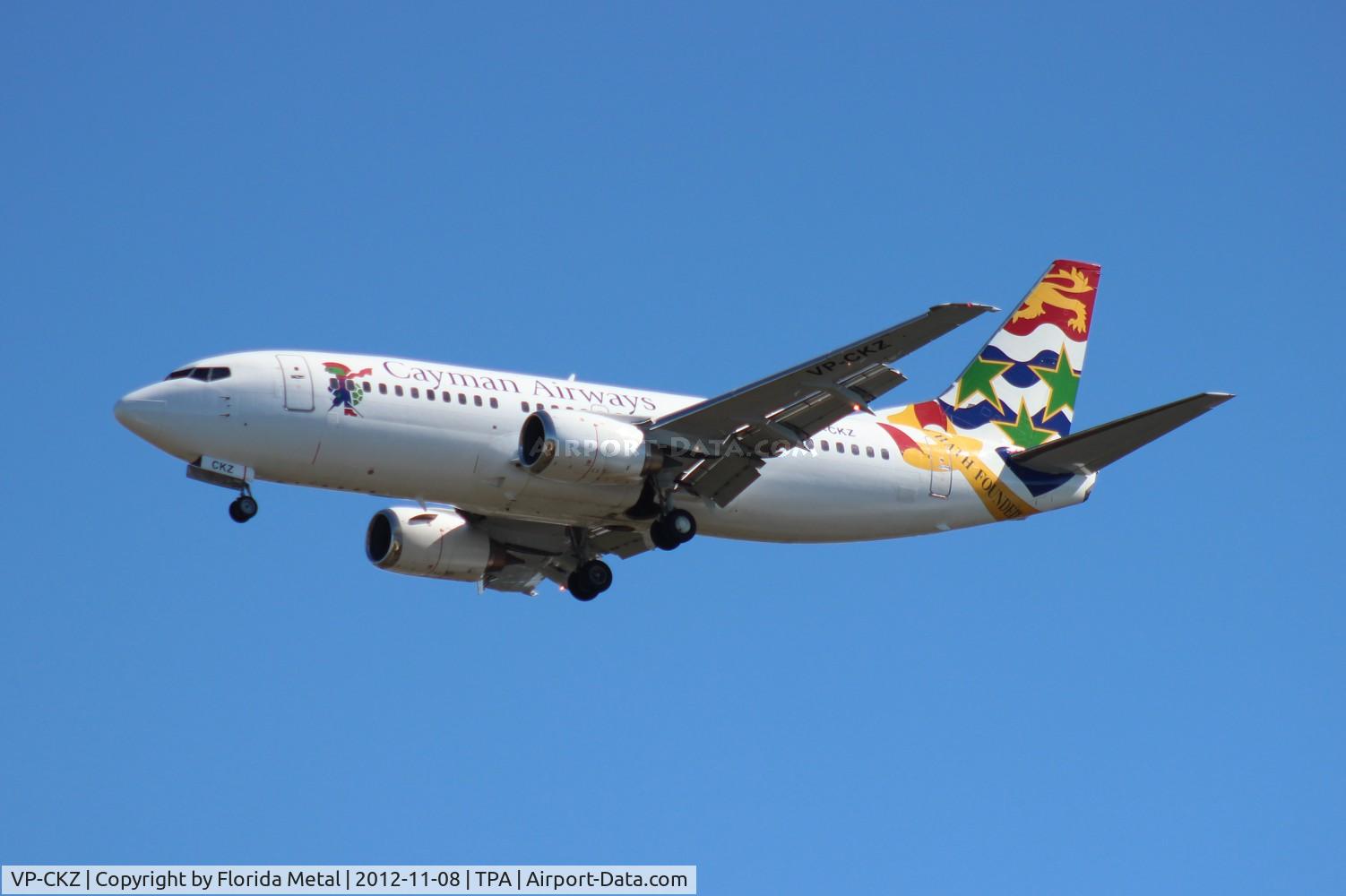 VP-CKZ, 1996 Boeing 737-36E C/N 27626, Cayman 737