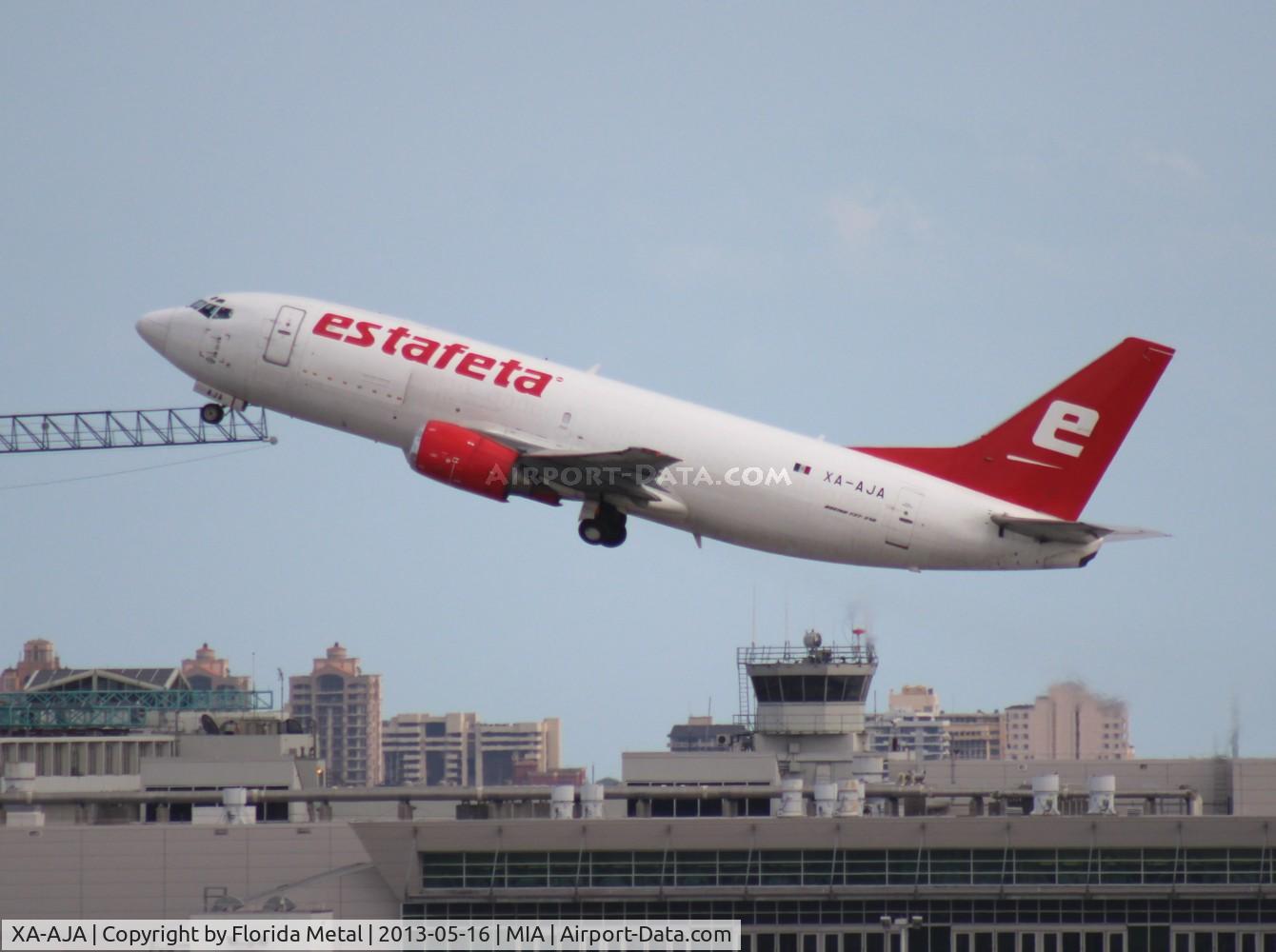 XA-AJA, 1987 Boeing 737-3Y0/SF C/N 23747, Estafeta Cargo