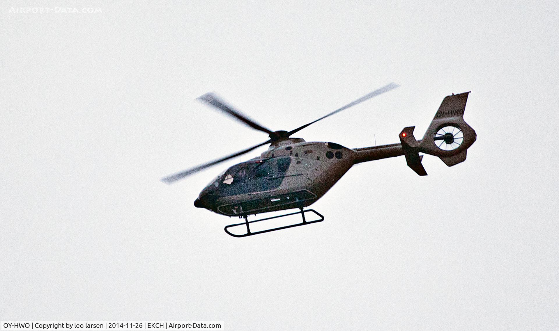 OY-HWO, 2010 Eurocopter EC-135P2+ C/N 0905, Copenhagen 26.11.14