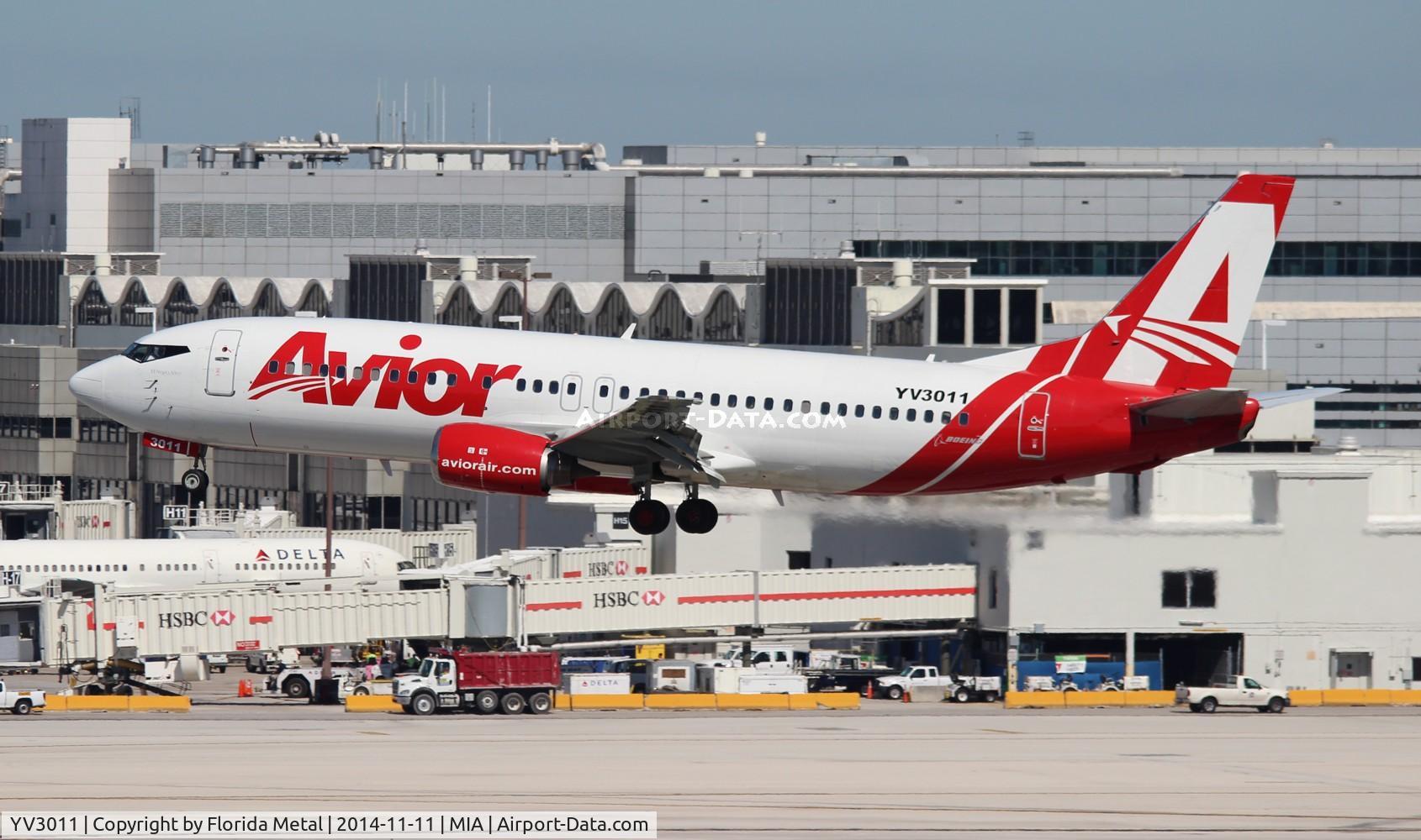 YV3011, 1989 Boeing 737-401 C/N 23989, Ex USAirways - now with Avior