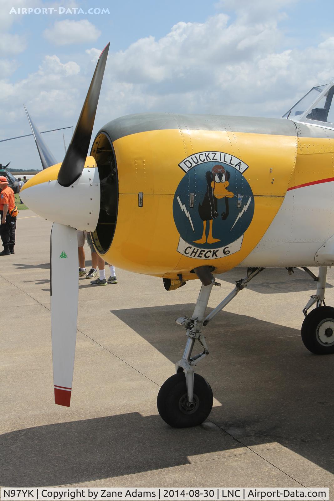 N97YK, 1987 Yakovlev Yak-52 C/N 877507, At the 2014 Warbirds on Parade