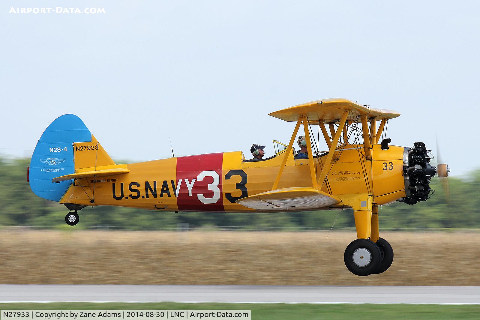 N27933, 1941 Boeing 75 C/N 75-630, At the 2014 Warbirds on Parade
