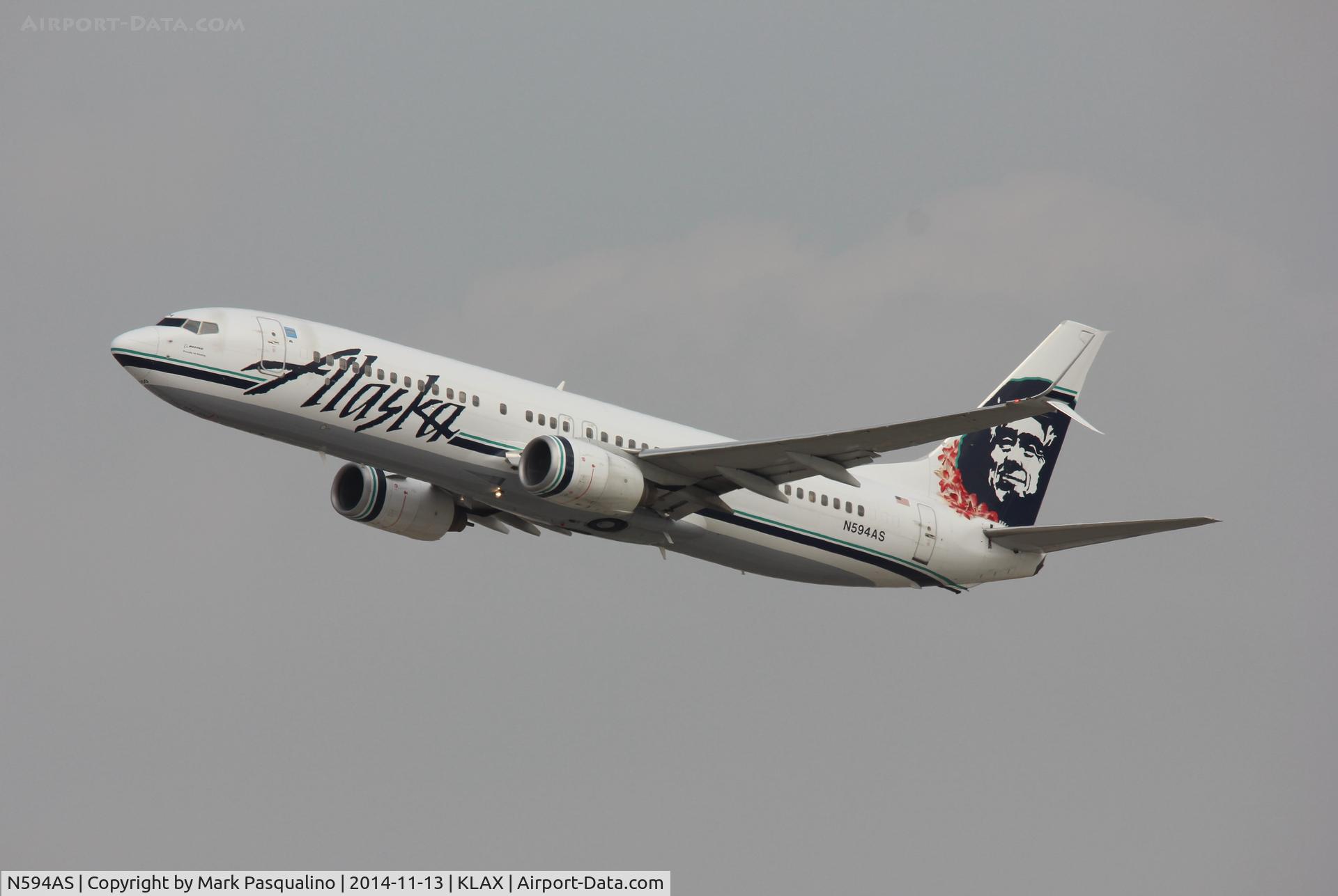N594AS, 2008 Boeing 737-890 C/N 35191, Boeing 737-800