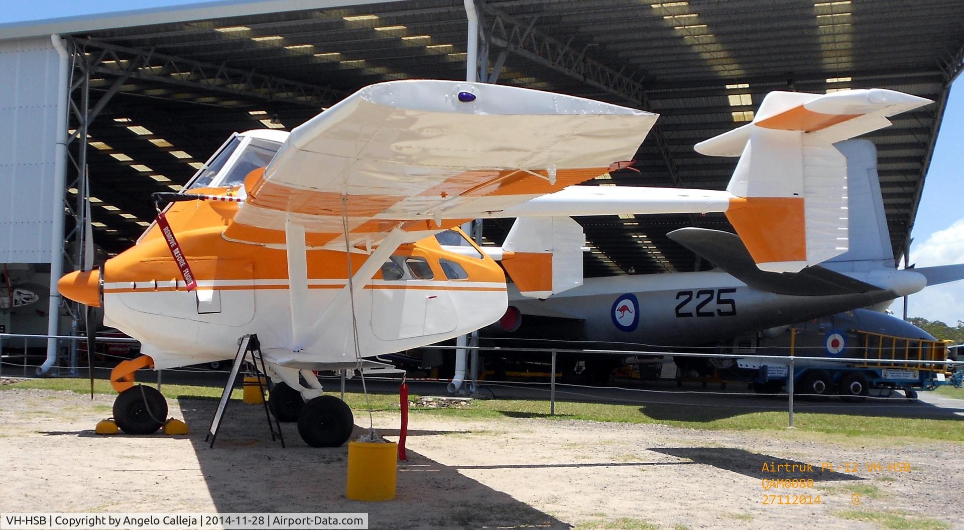 VH-HSB, 1968 Transavia PL-12 Airtruk C/N 818, Complete rebuild 27th  November 2014 at Queensland Air Museum Caloundra Queensland Australia
