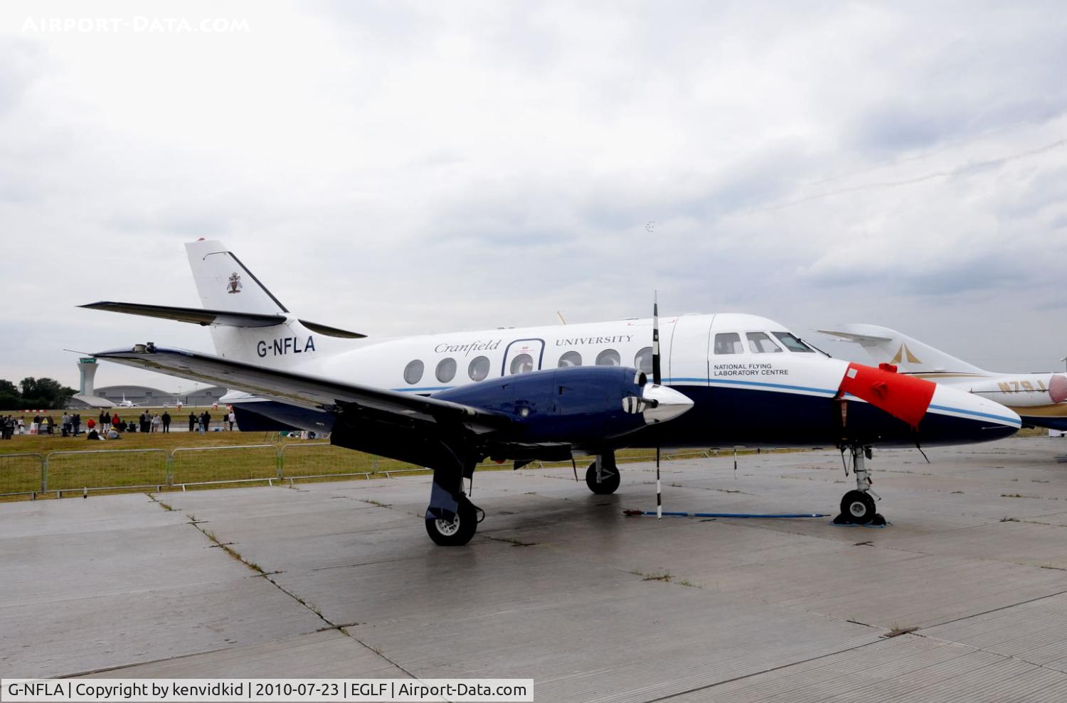 G-NFLA, 1984 British Aerospace BAe-3102 Jetstream 31 C/N 637, On static display at FIA 2010.