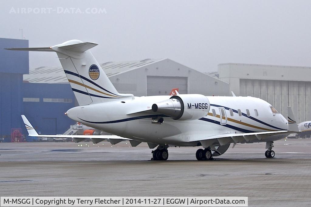 M-MSGG, 2013 Bombardier Challenger 605 (CL-600-2B16) C/N 5936, 2013 Bombardier CL-600-2B16 Challenger 605, c/n: 5936 at Luton