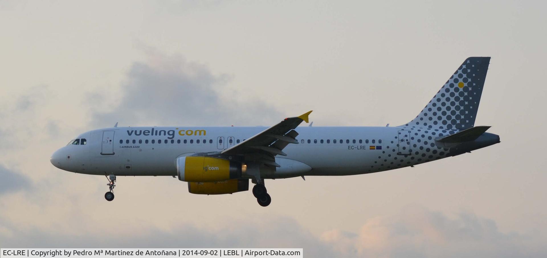 EC-LRE, 2002 Airbus A320-232 C/N 1914, El Prat - Barcelona