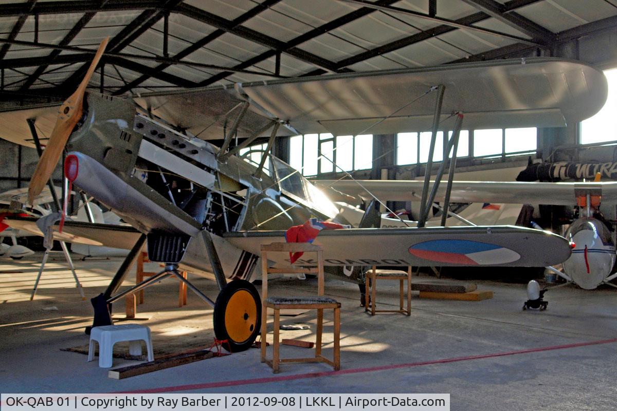 OK-QAB 01, 2012 Avia B-534 UL C/N Not found OK-QAB 01, Avia B-534 UL [Unknown] Kladno~OK 08/09/2012. Under construction.
