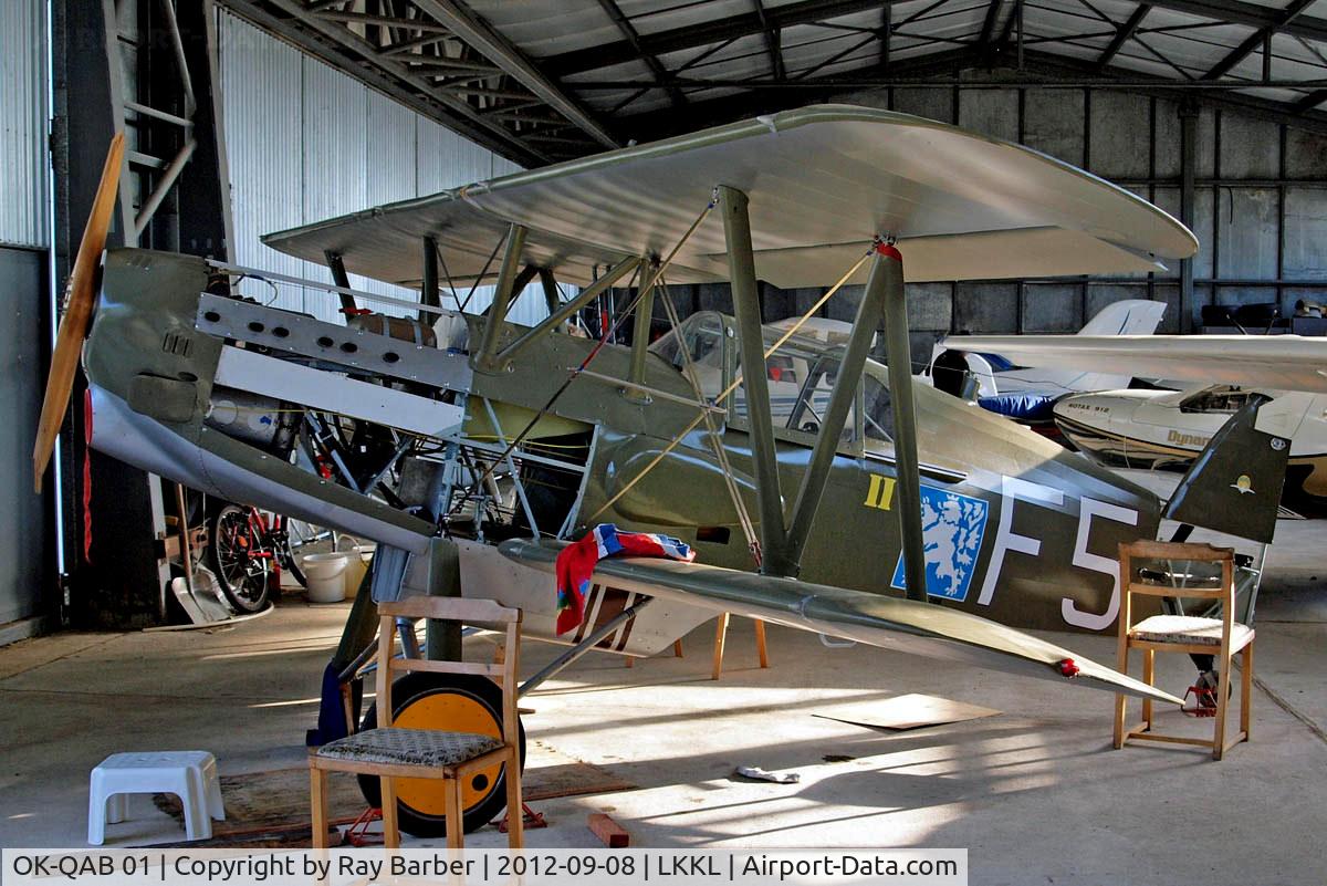 OK-QAB 01, 2012 Avia B-534 UL C/N Not found OK-QAB 01, Avia B-534 UL [Unknown] Kladno~OK 08/09/2012. Under construction.