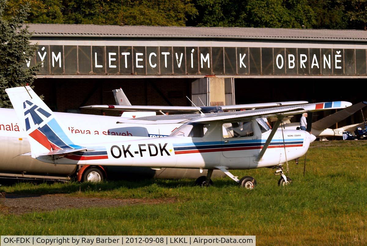 OK-FDK, 1980 Reims Cessna F152 C/N 1697, R/Cessna F.152 [1697] Kladno~OK 08/09/2012