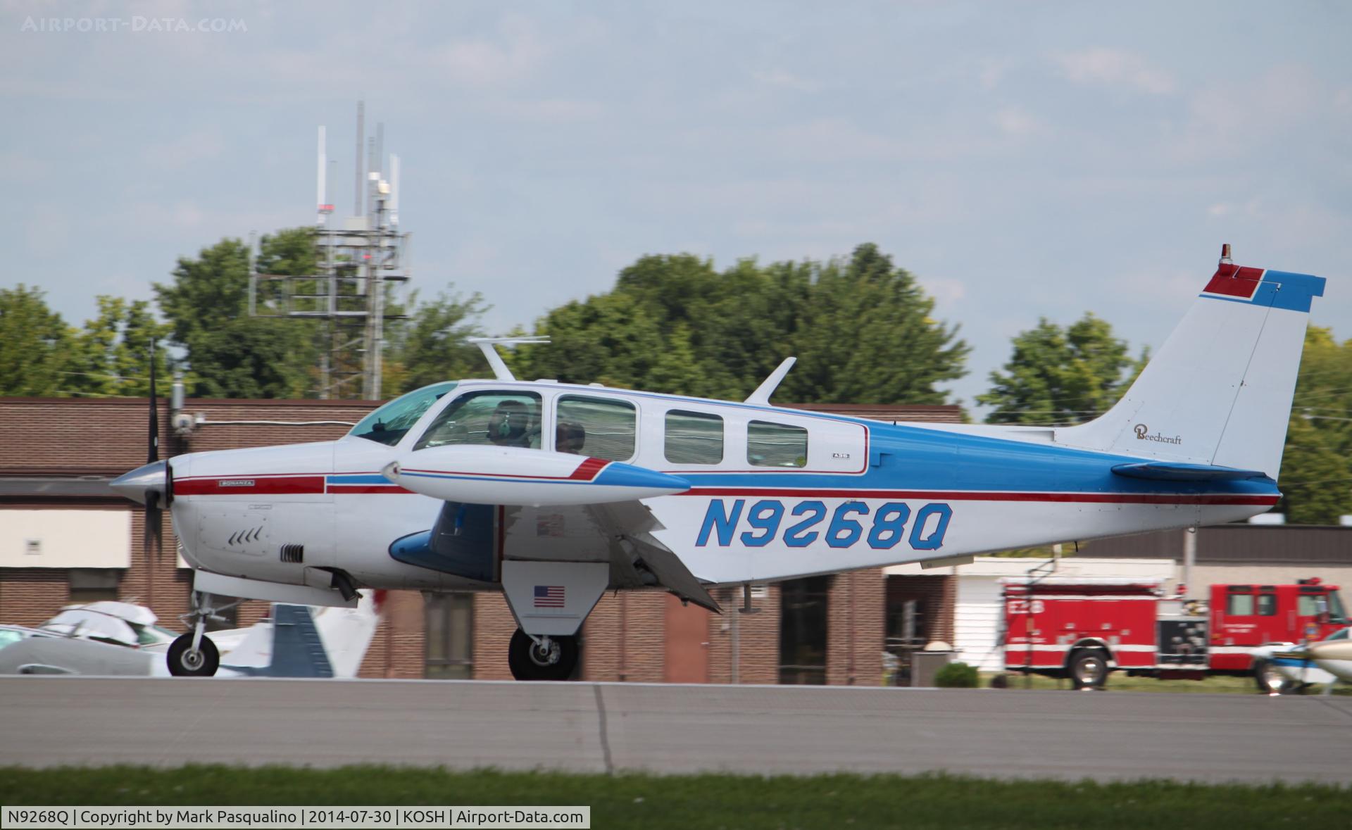 N9268Q, 1971 Beech A36 Bonanza 36 C/N E-279, Beech A36