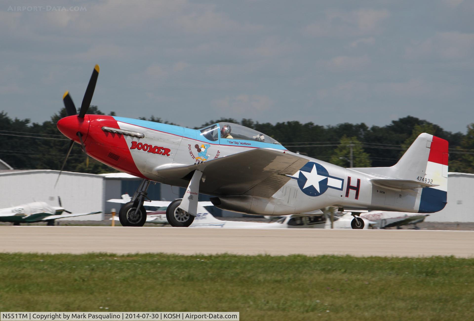 N551TM, 2006 North American P-51D Mustang Replica C/N TM001, North American P-51D