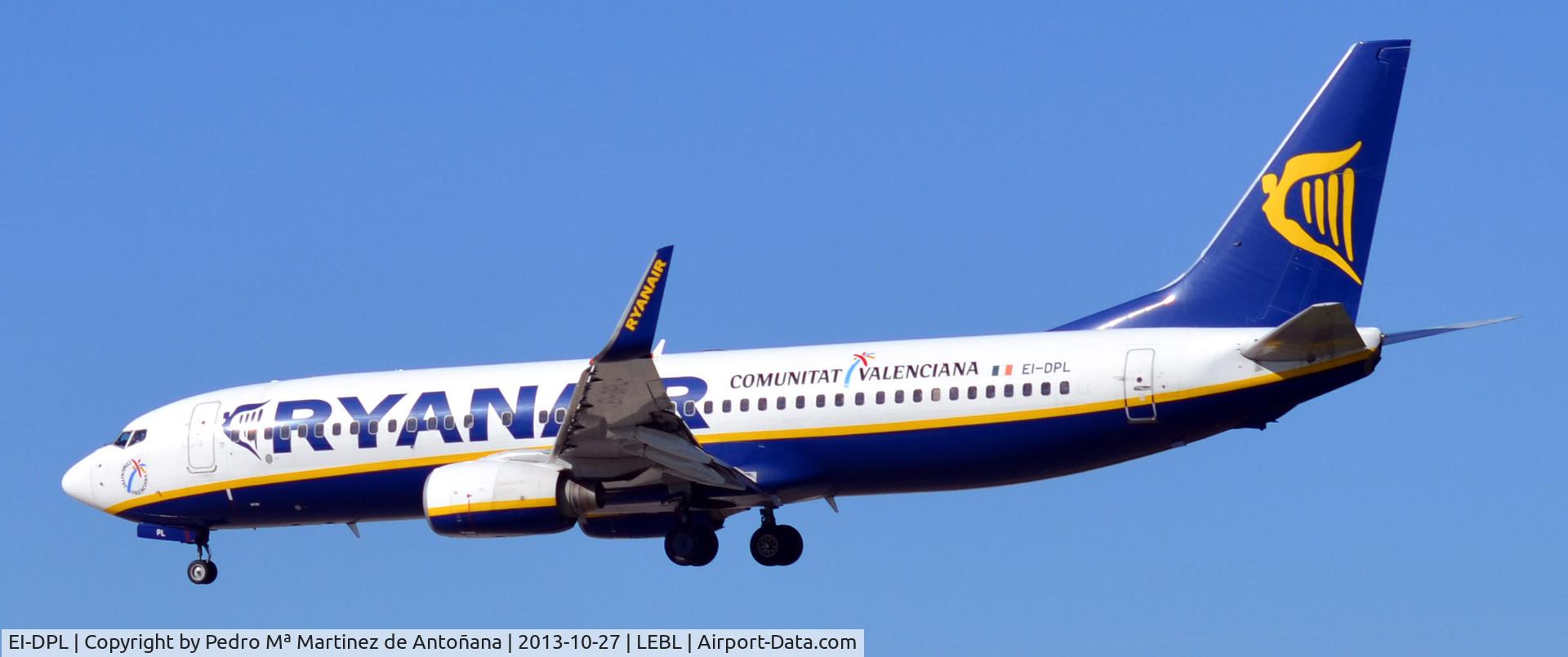 EI-DPL, 2007 Boeing 737-8AS C/N 33611, El Prat - Barcelona