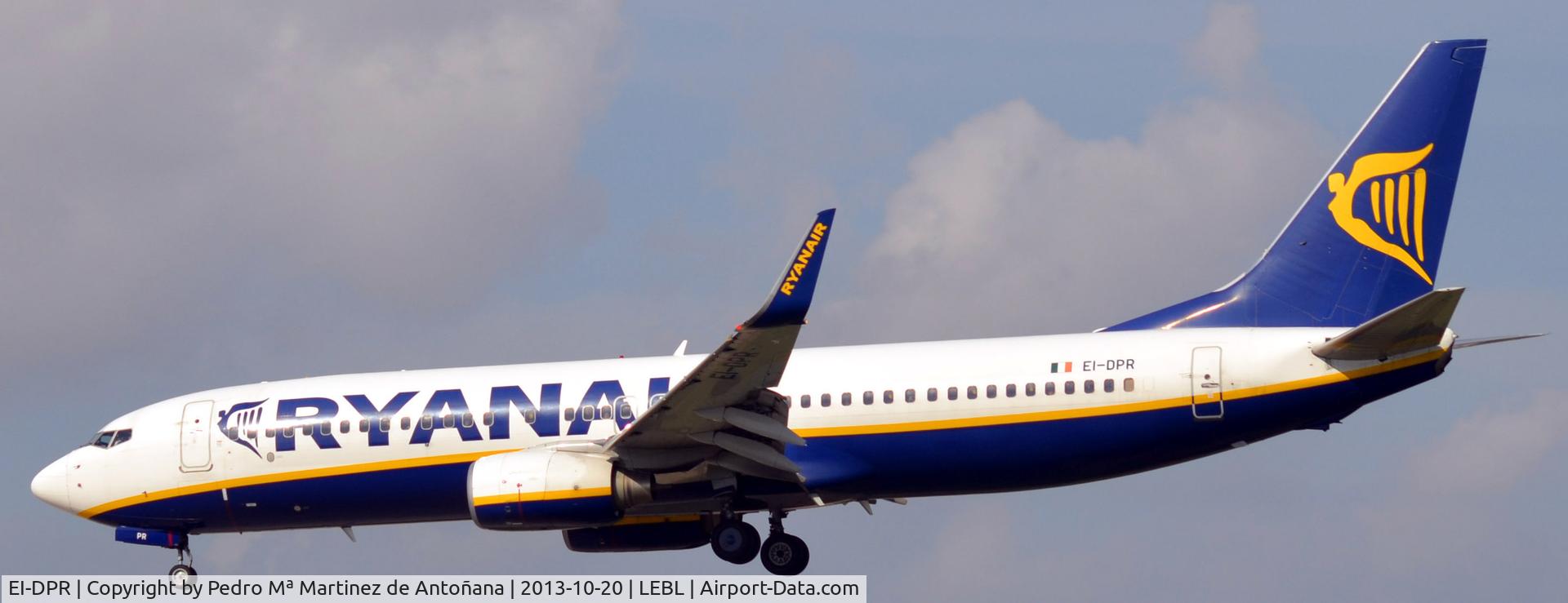 EI-DPR, 2007 Boeing 737-8AS C/N 33614, El Prat - Barcelona