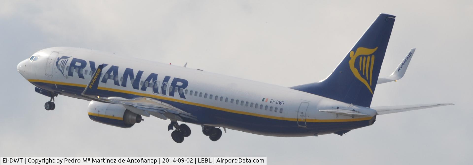 EI-DWT, 2008 Boeing 737-8AS C/N 33626, El Prat - Barcelona