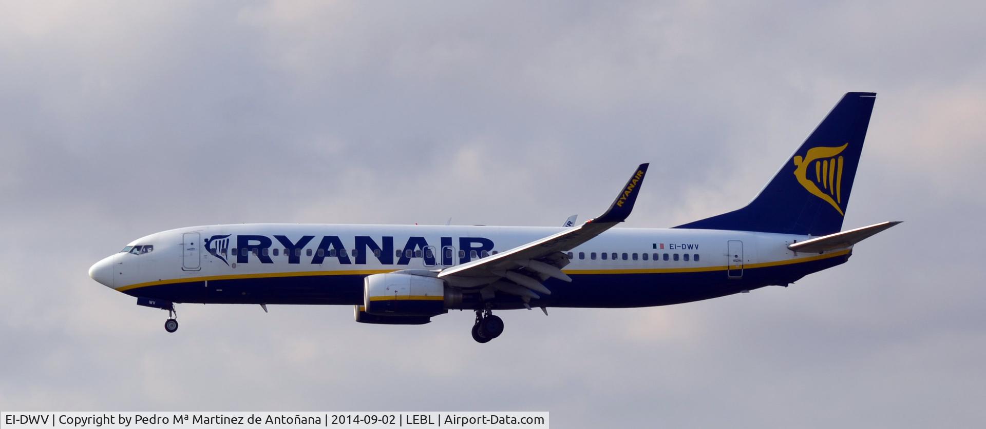 EI-DWV, 2008 Boeing 737-8AS C/N 33627, El Prat - Barcelona