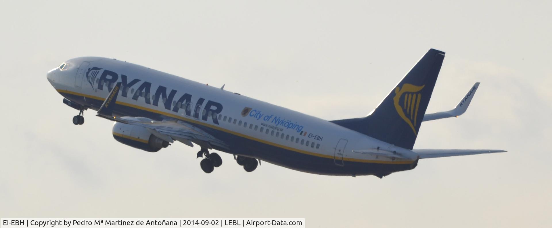 EI-EBH, 2009 Boeing 737-8AS C/N 37526, El Prat - Barcelona