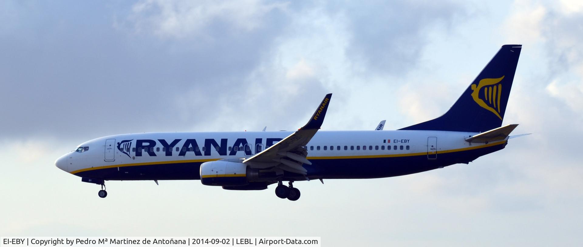 EI-EBY, 2009 Boeing 737-8AS C/N 35006, El Prat - Barcelona