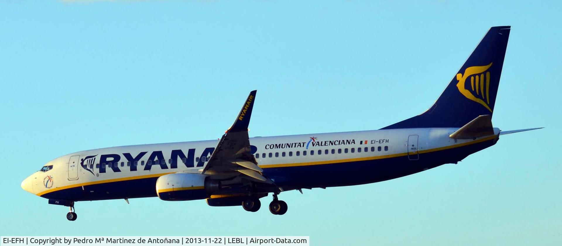 EI-EFH, 2009 Boeing 737-8AS C/N 35012, El Prat - Barcelona