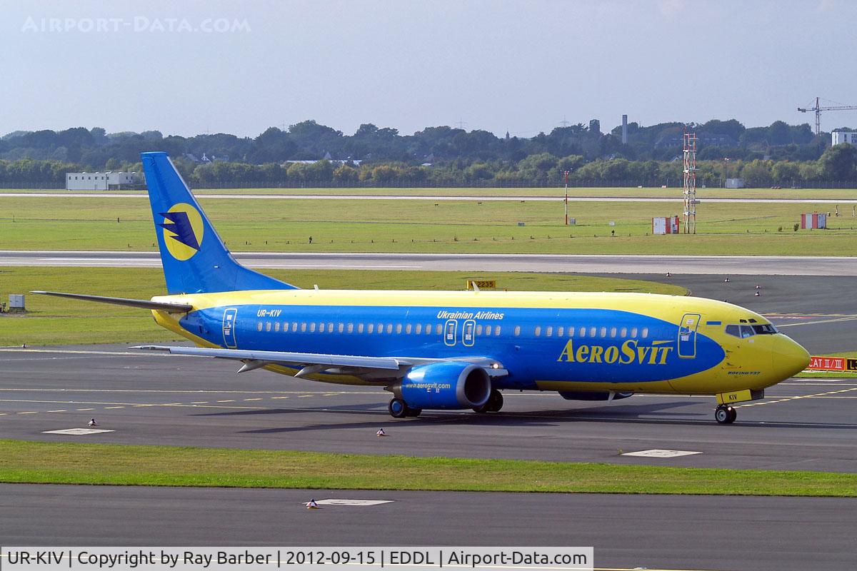 UR-KIV, 1990 Boeing 737-4YO C/N 24686, Boeing 737-4Y0 [24686] (AeroSvit Airlines) Dusseldorf~D 15/09/2012