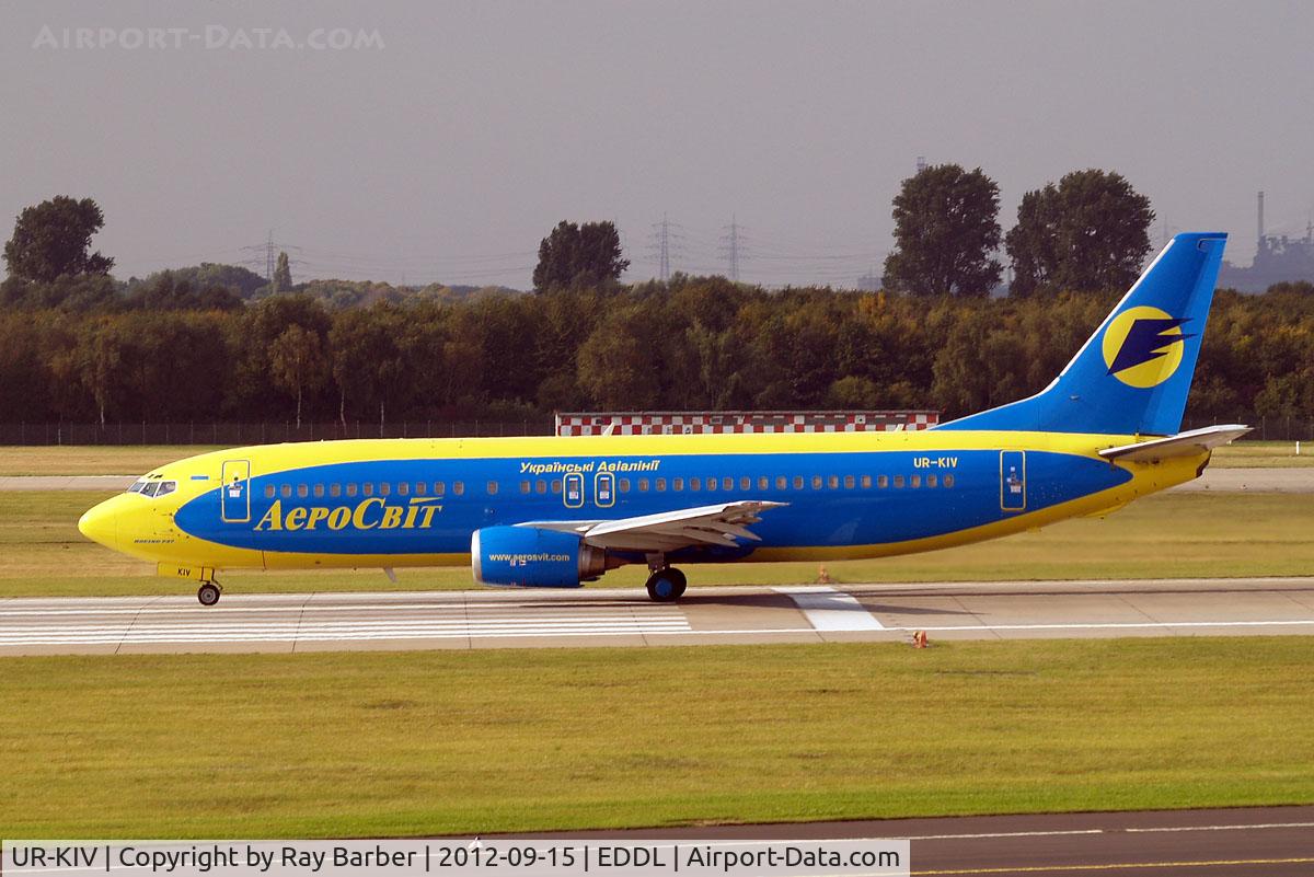 UR-KIV, 1990 Boeing 737-4YO C/N 24686, Boeing 737-4Y0 [24686] (AeroSvit Airlines) Dusseldorf~D 15/09/2012