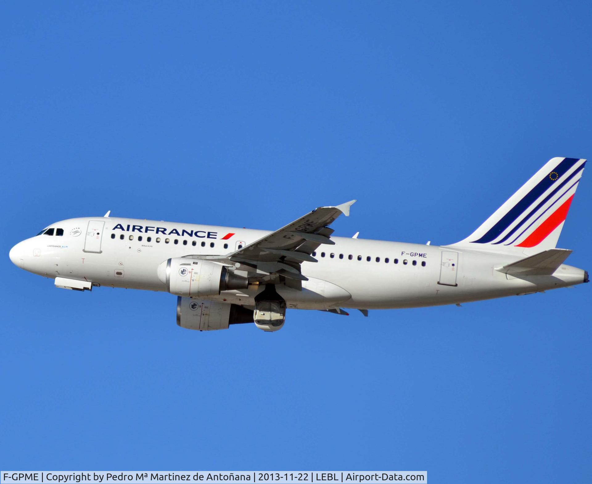 F-GPME, 1996 Airbus A319-113 C/N 625, El Prat - Barcelona