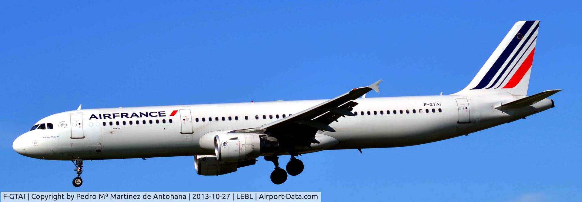 F-GTAI, 2000 Airbus A321-211 C/N 1299, El Prat - Barcelona