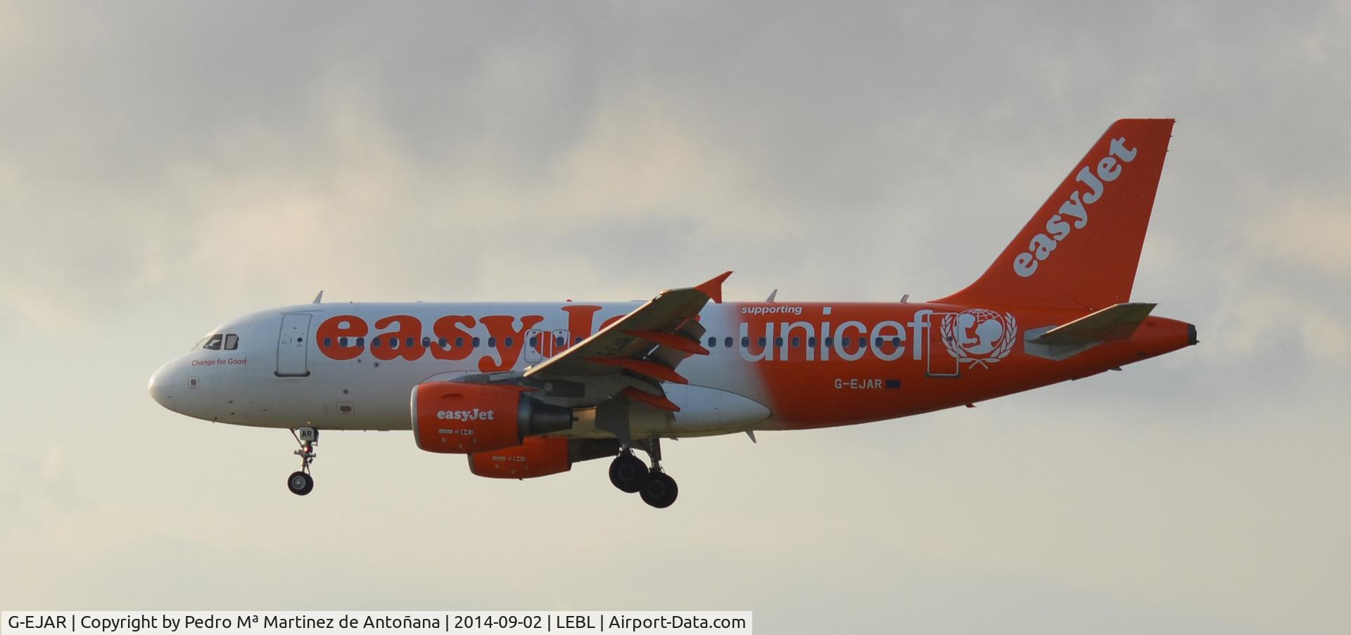 G-EJAR, 2005 Airbus A319-111 C/N 2412, El Prat - Barcelona