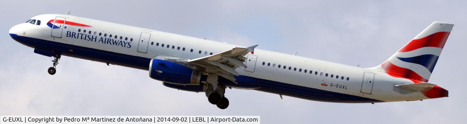 G-EUXL, 2007 Airbus A321-231 C/N 3254, El Prat - Barcelona