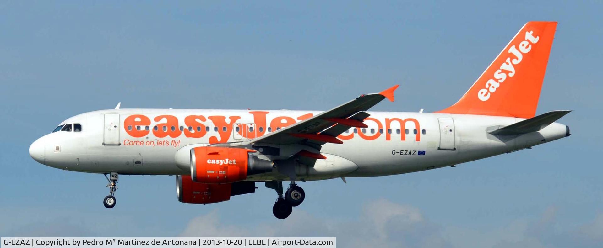 G-EZAZ, 2006 Airbus A319-111 C/N 2829, El Prat - Barcelona