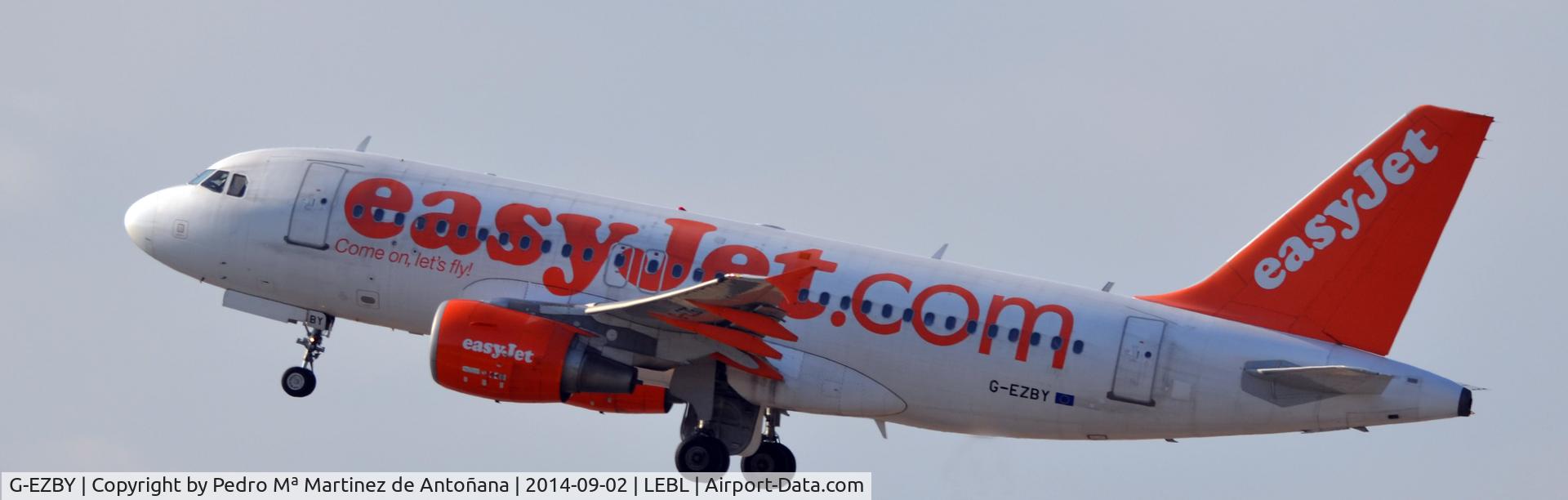 G-EZBY, 2007 Airbus A319-111 C/N 3176, El Prat - Barcelona