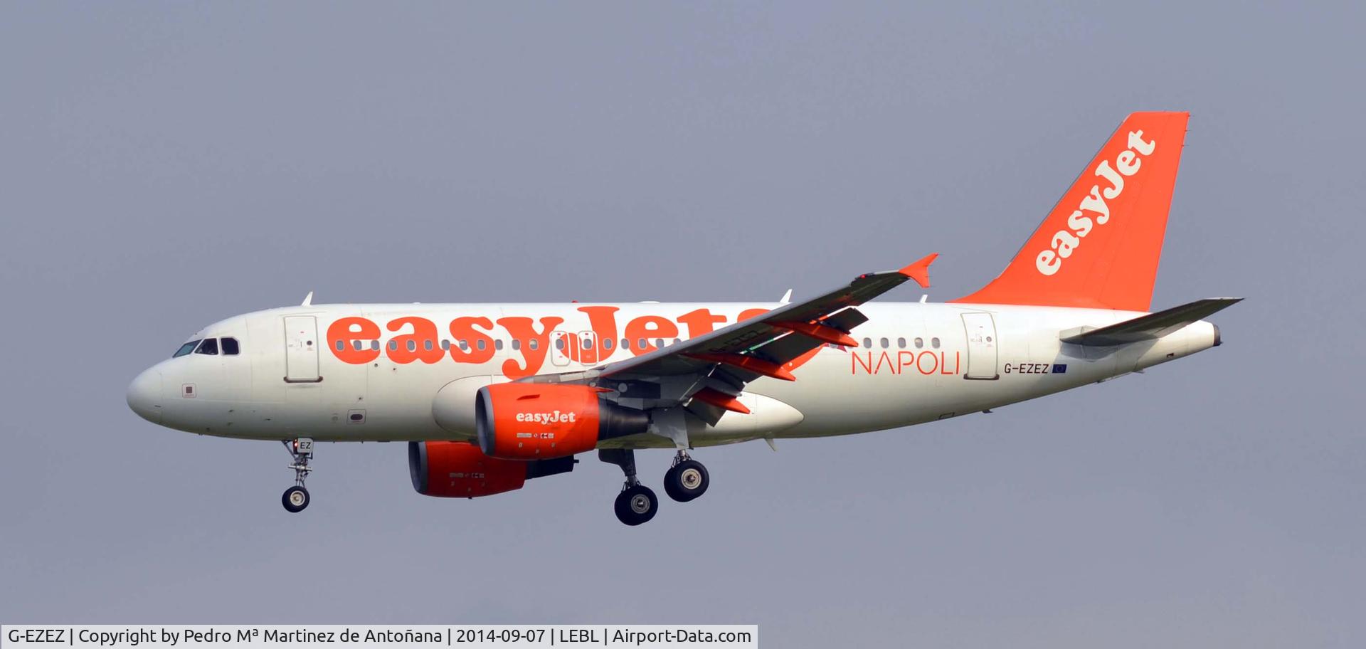 G-EZEZ, 2004 Airbus A319-111 C/N 2360, El Prat - Barcelona